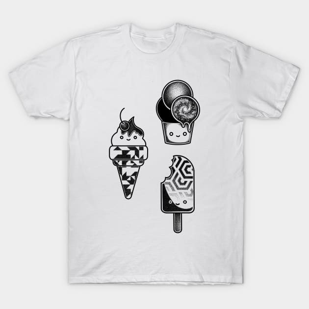 Ice cream T-Shirt by Sadhakaya